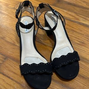 Alex Marie Black Heeled Sandals